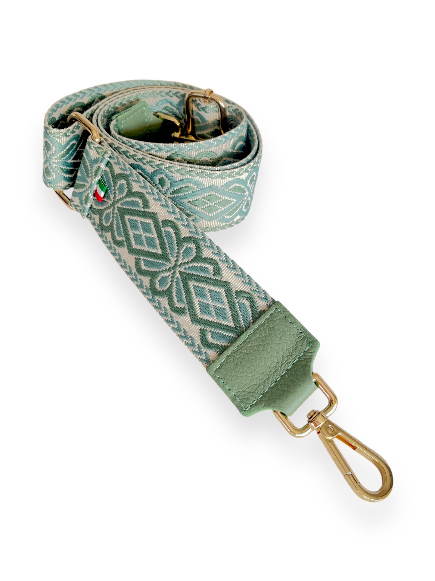 Italian Vibrant Strap - Olive Leather Ends